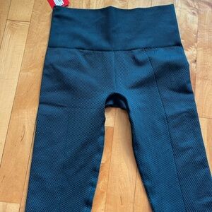 Spanx Seamless Sculpt Chevron Ribbed Leggings Women's